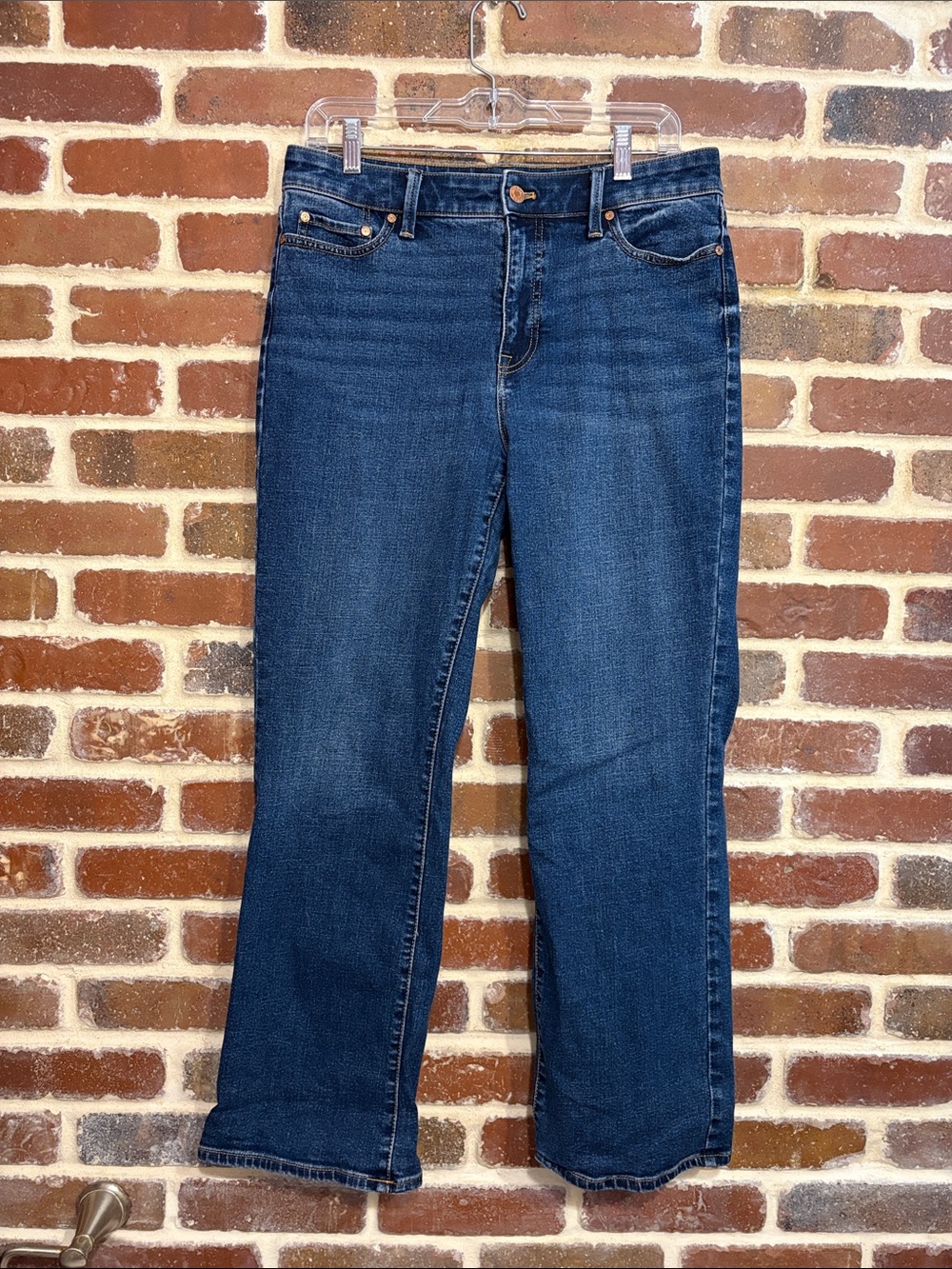 Talbots Boot-Cut Jeans in Dark Indigo size 10 petite